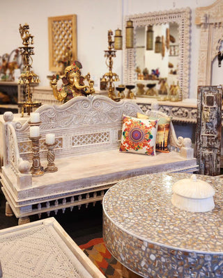 Experience Timeless Beauty with Bone Inlay Coffee Tables