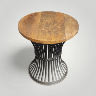 Aariya Black Cage Accent Table