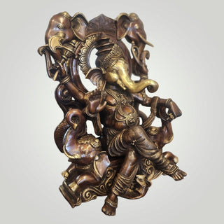 Antique Brown Ganesha