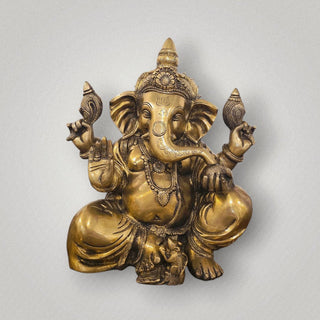 Antique Gold Ganesh