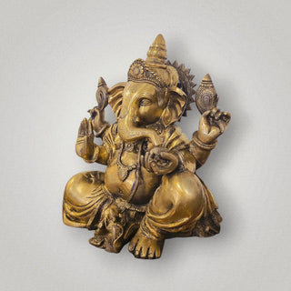 Antique Gold Ganesh