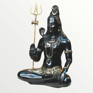 Antique Charcoal Shiva
