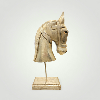 Antique Silver Horse Head