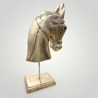 Antique Silver Horse Head