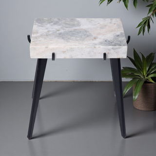 Astra Marble Accent Stool