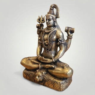 Brass Antique Gold Shiva