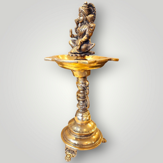 Brass laxmi Diya