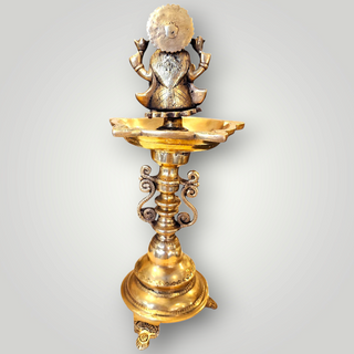 Brass laxmi Diya