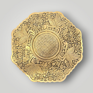 Brass Octagonal Chowki