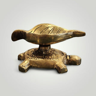 Brass Tortoise Diya
