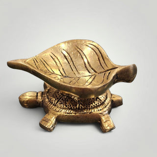 Brass Tortoise Diya