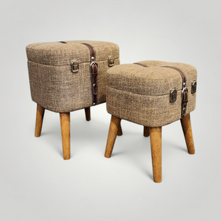 Buckle Box Ottomans