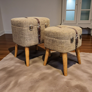 Buckle Box Ottomans