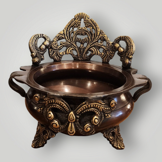 Carved Brass Urli