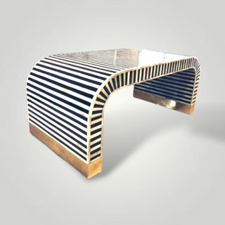 Curved coffee table