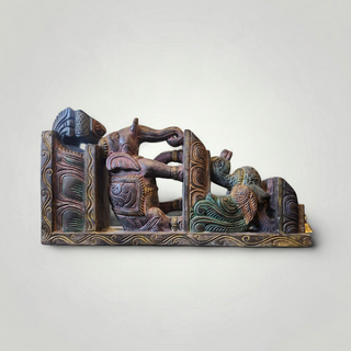 Elephant-Peacock Corbel