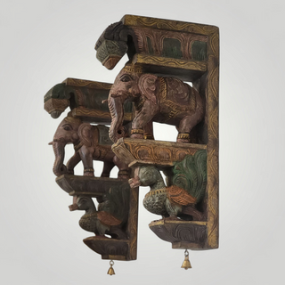 Elephant-Peacock Corbel