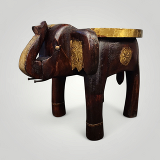 Ethnic Indian Elephant Side Table