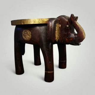 Ethnic Indian Elephant Side Table