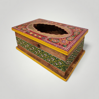 Folk Art Tissue Box
