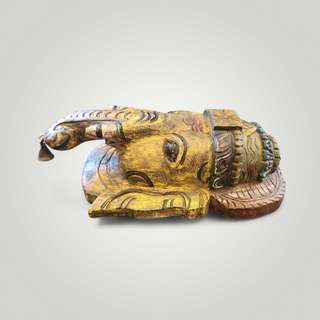 Ganpati Wall Mask Yellow
