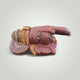Ganpati Wall Mask Red