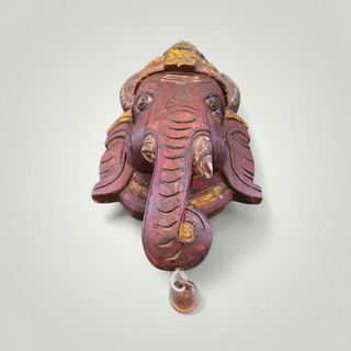 Ganpati Wall Mask Red