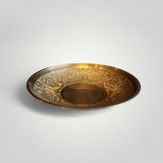 Golden Brass Chai Set