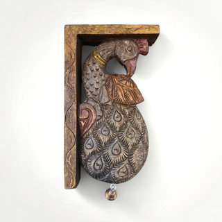 Graceful Peacock Corbel