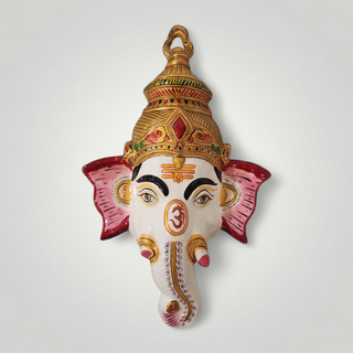 Handpainted Ganesha Wall Mask