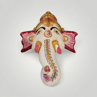 Handpainted Ganesha Wall Mask