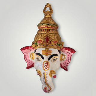 Handpainted Ganesha Wall Mask