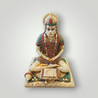 Hanuman idol with stone work