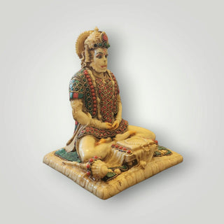 Hanuman idol with stone work