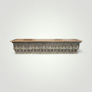 Heritage Arch Handcarved Shelf