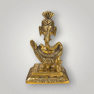 Metal Turban Ganesh