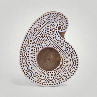Paisley Carved Tealight Holder