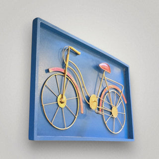 Retro Cycle Wall Frame