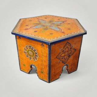 Saffron Mandala Table