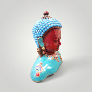 Stone-Studded Resin Buddha