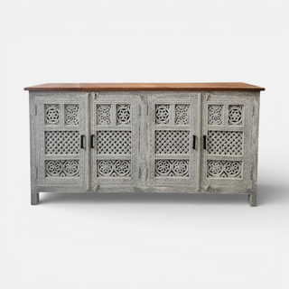 The Ivory Haveli Jali Sideboard