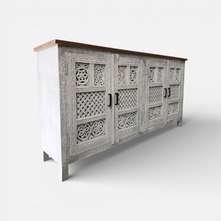 The Ivory Haveli Jali Sideboard