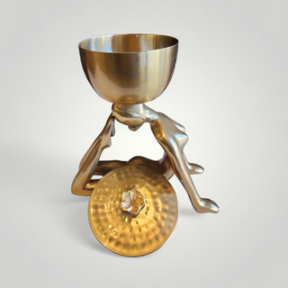 Yoga Figurine Bowl with lid